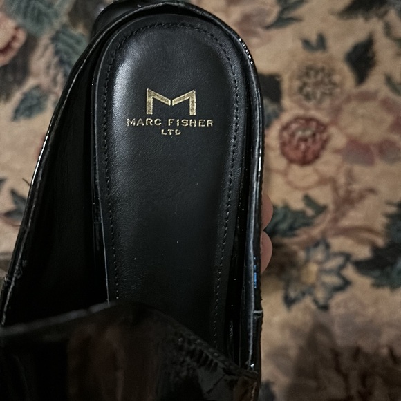 Marc Fisher LTD Hilda 3 black leather sock lining - Picture 7 of 8